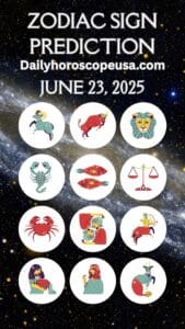 zodiac sign prediction june 23 2025