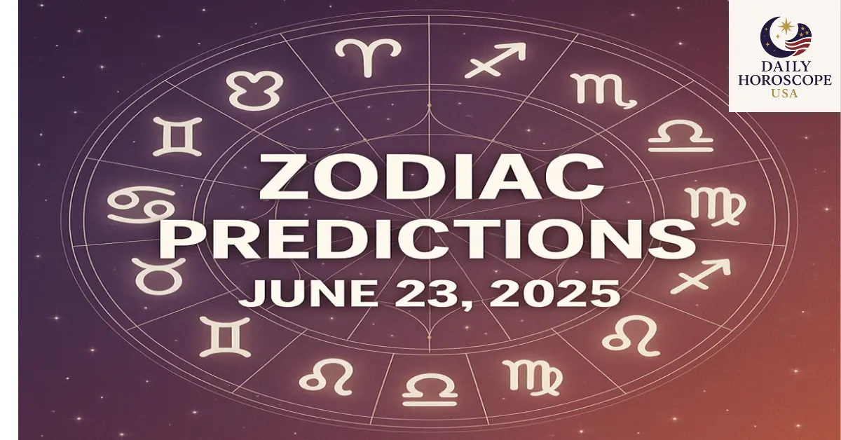 zodiac sign prediction june 23 2025