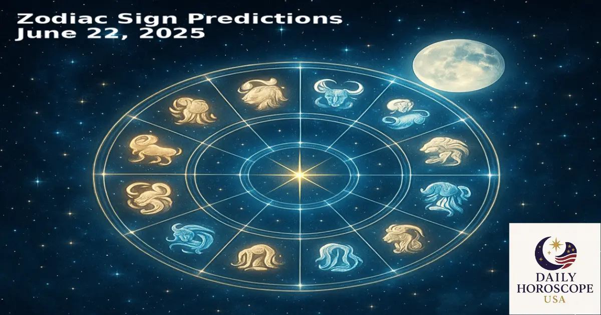 Zodiac Sign Predictions for June 22, 2025