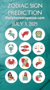Daily Horoscope July 3, 2025