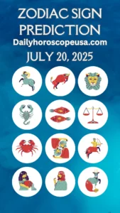 July 20, 2025 – USA Horoscope Predictions for Love, Career & Wellness