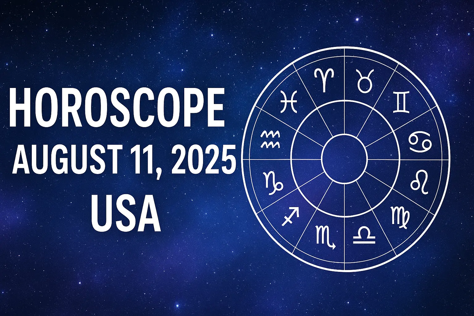 August 11, 2025 Horoscope USA